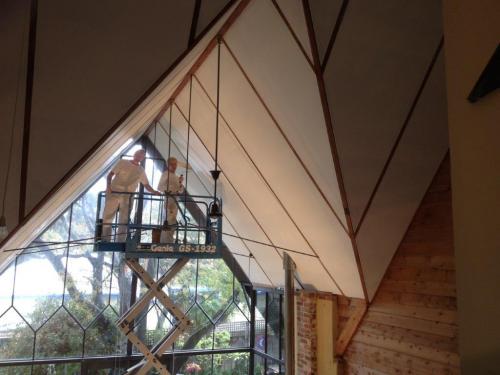 plasterboard ceiling to cover timbers with insulation Perth