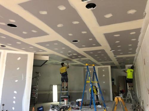 plasterboard suspended ceiling stud walls and bulkhead Perth