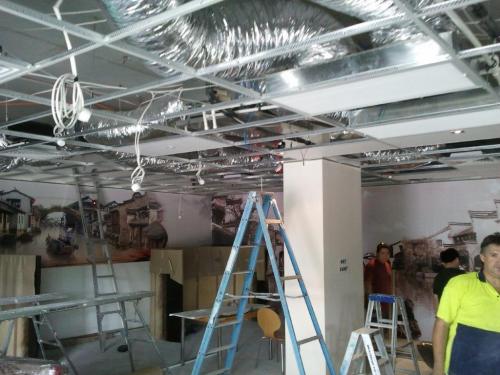 Rondo Grid panel suspend ceiling Shop fitout