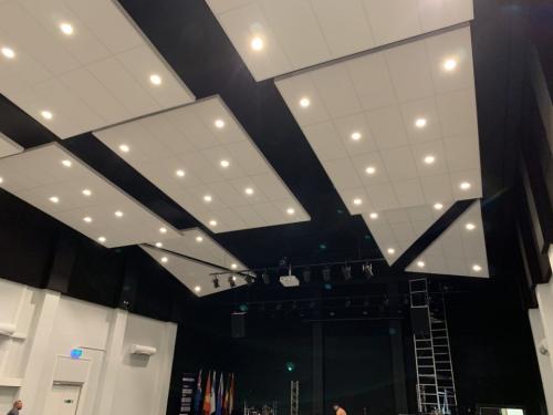 Suspended Grid Ceiling with acoustic tiles Perth