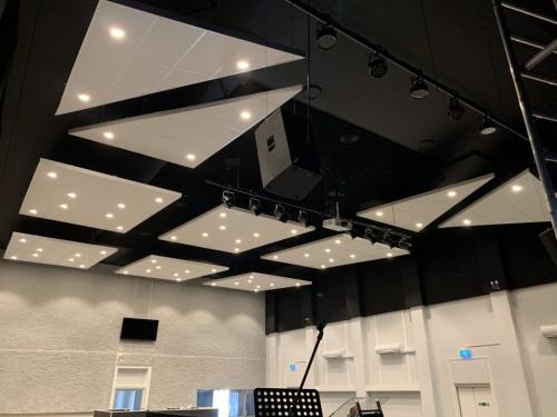 Suspended Grid Ceiling with acoustic tiles Perth